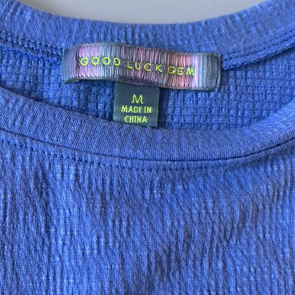 Good Luck Gem Baby Blue Dress | Medium - Picture 6 of 8